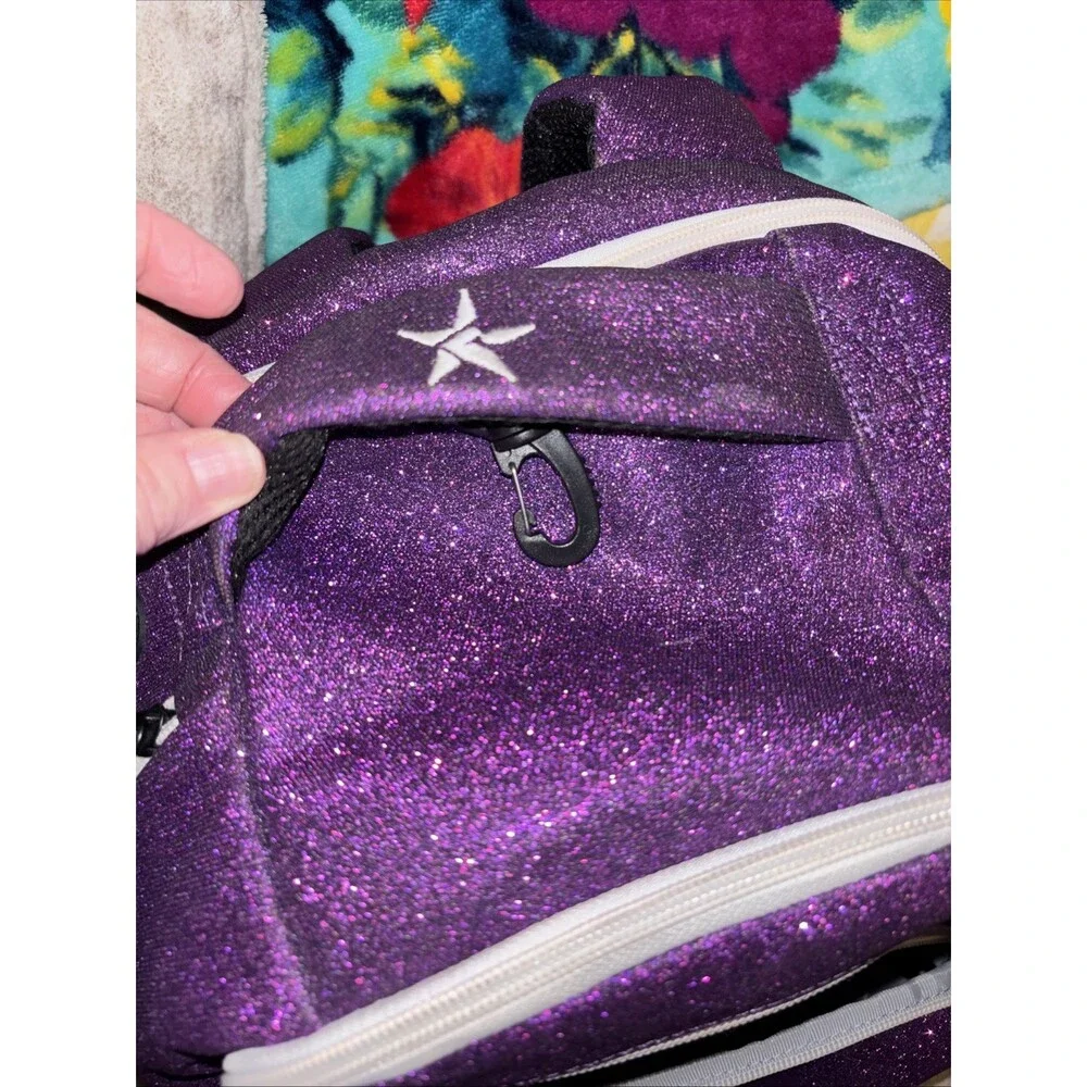 FULL SIZE Dream Bag Sequin Amethyst Purple Rebel Athletic Backpack MSRP $138 Cat